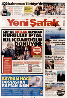 YENİ ŞAFAK 22 Mayıs 2026 gazete manşeti