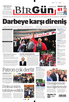 BİRGÜN 22 Mayıs 2026 gazete manşeti