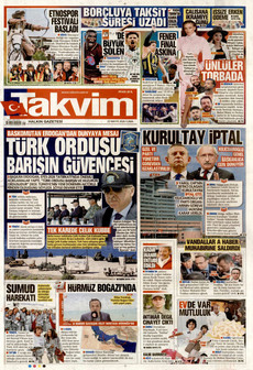 TAKVİM 22 Mayıs 2026 gazete manşeti