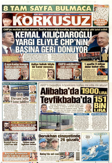 KORKUSUZ 22 Mayıs 2026 gazete manşeti