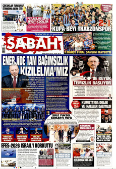 SABAH 23 Mayıs 2026 gazete manşeti