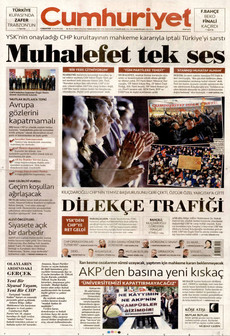 CUMHURİYET 23 Mayıs 2026 gazete manşeti