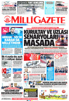 MİLLİ GAZETE 23 Mayıs 2026 gazete manşeti