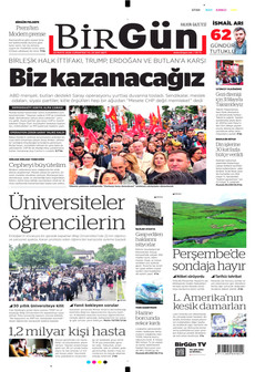 BİRGÜN 23 Mayıs 2026 gazete manşeti