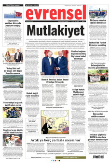EVRENSEL 23 Mayıs 2026 gazete manşeti