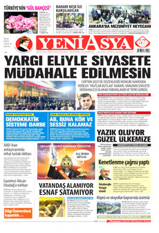 YENİ ASYA 23 Mayıs 2026 gazete manşeti