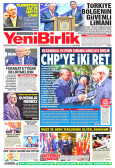 YENİBİRLİK 23 Mayıs 2026 gazete manşeti