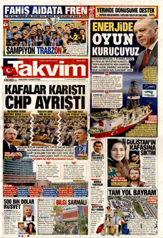 TAKVİM 23 Mayıs 2026 gazete manşeti