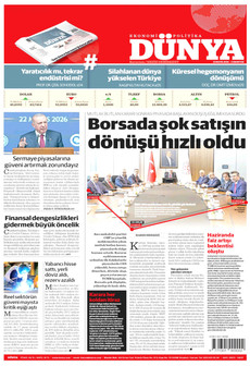 DÜNYA 23 Mayıs 2026 gazete manşeti
