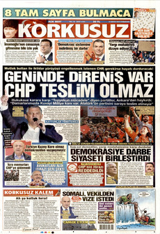 KORKUSUZ 23 Mayıs 2026 gazete manşeti