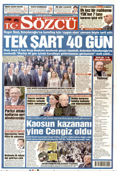 SÖZCÜ 24 Mayıs 2026 gazete manşeti