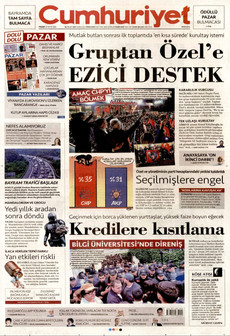CUMHURİYET 24 Mayıs 2026 gazete manşeti
