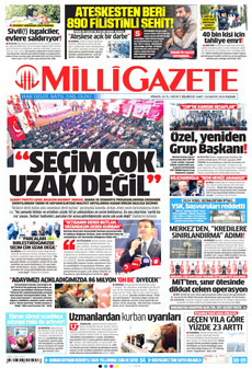 MİLLİ GAZETE 24 Mayıs 2026 gazete manşeti