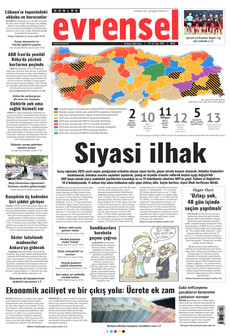 EVRENSEL 24 Mayıs 2026 gazete manşeti