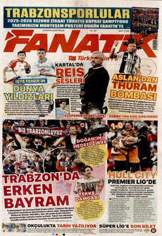 FANATİK 24 Mayıs 2026 gazete manşeti