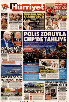 HÜRRİYET 25 Mayıs 2026 gazete manşeti