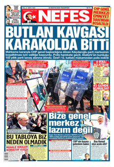 NEFES 25 Mayıs 2026 gazete manşeti