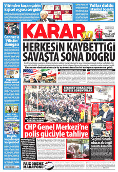 KARAR 25 Mayıs 2026 gazete manşeti
