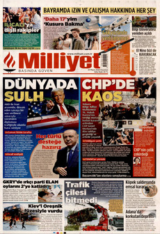 MİLLİYET 25 Mayıs 2026 gazete manşeti