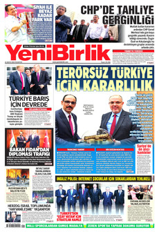 YENİBİRLİK 25 Mayıs 2026 gazete manşeti