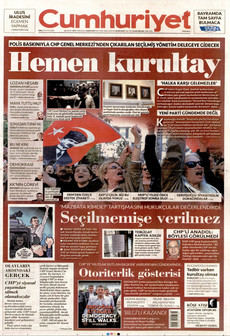 CUMHURİYET 26 Mayıs 2026 gazete manşeti