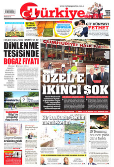 TÜRKİYE GAZETESİ 26 Mayıs 2026 gazete manşeti