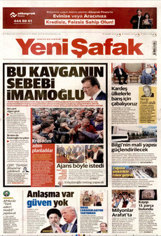 YENİ ŞAFAK 26 Mayıs 2026 gazete manşeti