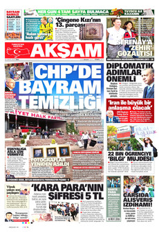 AKŞAM 26 Mayıs 2026 gazete manşeti