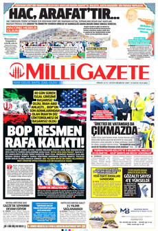 MİLLİ GAZETE 26 Mayıs 2026 gazete manşeti