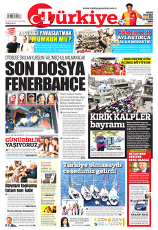 TÜRKİYE GAZETESİ 28 Mayıs 2026 gazete manşeti