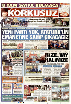 KORKUSUZ 28 Mayıs 2026 gazete manşeti