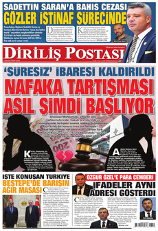 DİRİLİŞ POSTASI 5 Haziran 2026 gazete manşeti