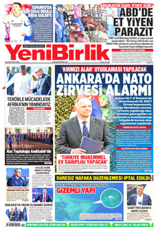 YENİBİRLİK 5 Haziran 2026 gazete manşeti
