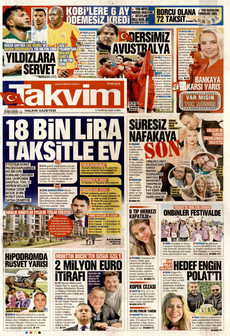 TAKVİM 5 Haziran 2026 gazete manşeti