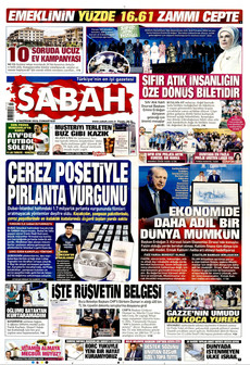 SABAH 6 Haziran 2026 gazete manşeti