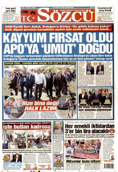 SÖZCÜ 6 Haziran 2026 gazete manşeti