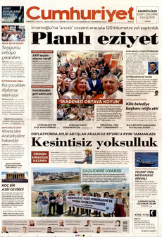 CUMHURİYET 6 Haziran 2026 gazete manşeti