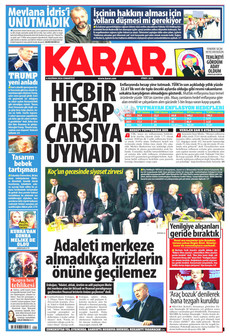 KARAR 6 Haziran 2026 gazete manşeti