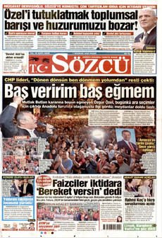 SÖZCÜ 7 Haziran 2026 gazete manşeti