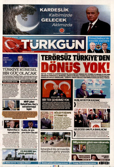 TÜRKGÜN 7 Haziran 2026 gazete manşeti