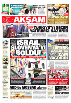 AKŞAM 7 Haziran 2026 gazete manşeti