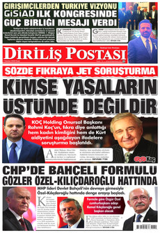DİRİLİŞ POSTASI 7 Haziran 2026 gazete manşeti