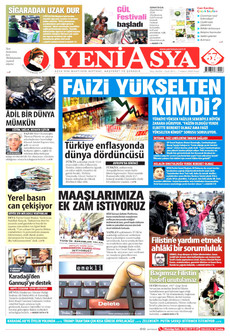 YENİ ASYA 7 Haziran 2026 gazete manşeti