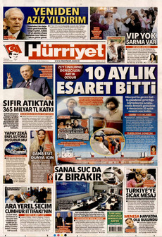 HÜRRİYET 8 Haziran 2026 gazete manşeti