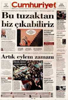 CUMHURİYET 8 Haziran 2026 gazete manşeti