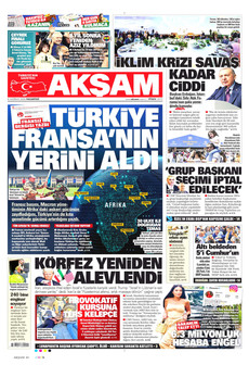 AKŞAM 8 Haziran 2026 gazete manşeti
