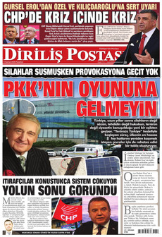 DİRİLİŞ POSTASI 8 Haziran 2026 gazete manşeti