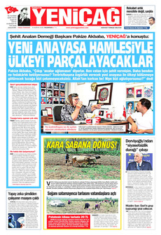 YENİÇAĞ 8 Haziran 2026 gazete manşeti