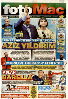 FOTOMAÇ 8 Haziran 2026 gazete manşeti