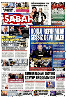 SABAH 23 Haziran 2026 gazete manşeti